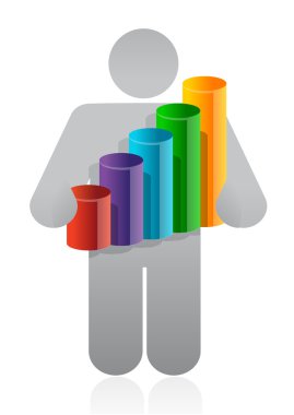 holding bir grafik simgesi