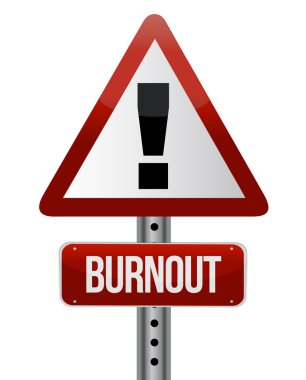 burnout konsepti ile mesaj
