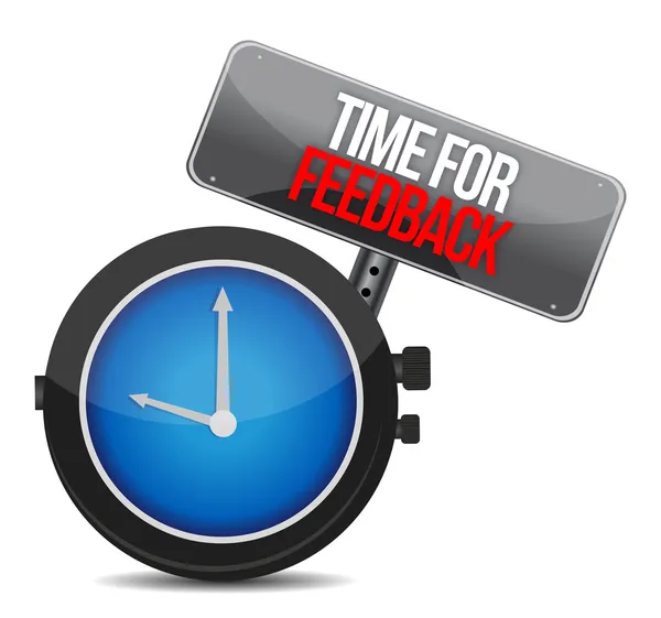 Time for feedback concept — Stock Photo, Image