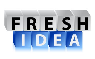 harf ve metin - taze fikir ile blok