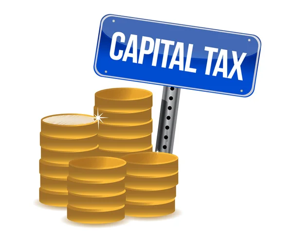 Capital tax concept — Stock Photo, Image