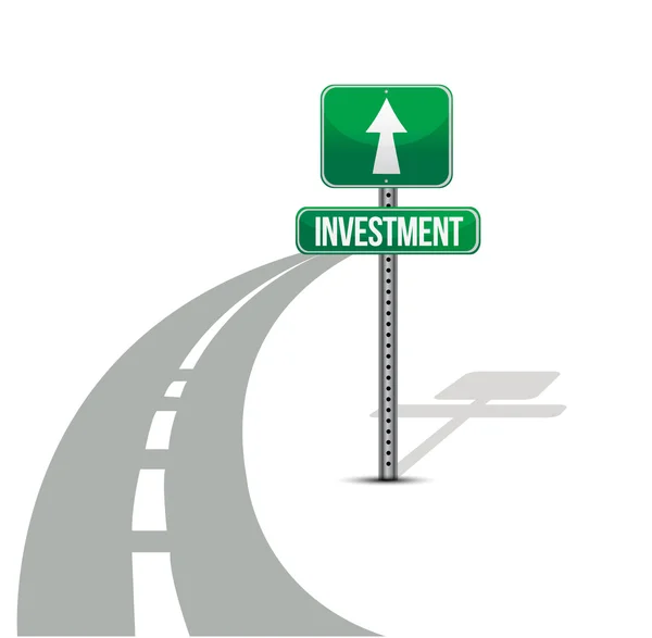 Förbättring av investeringar väg — Stockfoto
