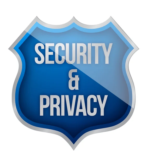 Escudo de seguridad y privacidad — Foto de Stock