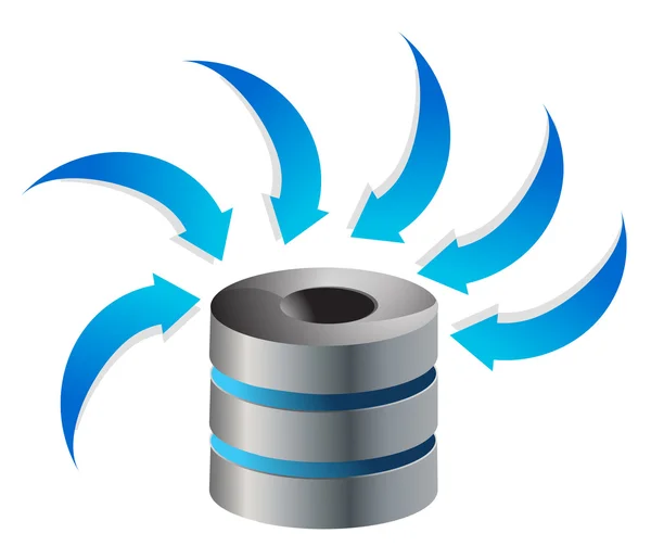 Cloud Computing Server Icon — Stock Photo, Image