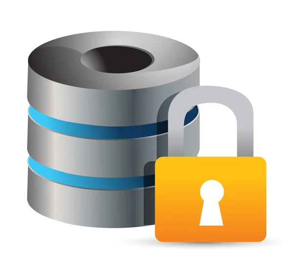 Secure Computer database — Stock Photo, Image