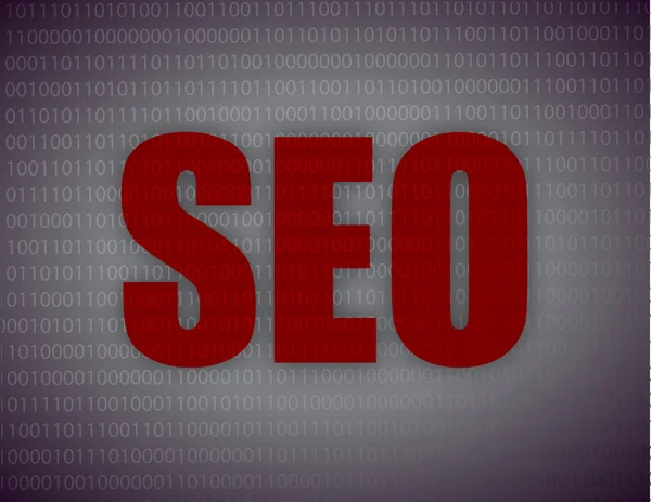 SEO written in red — Stock Photo, Image