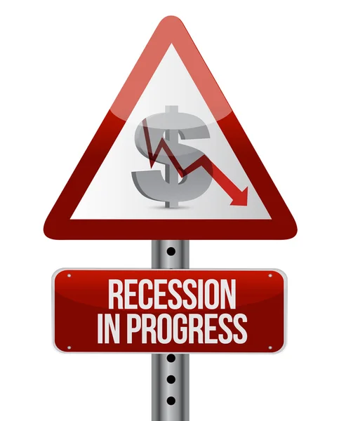 Recession in progress — Stock Photo, Image