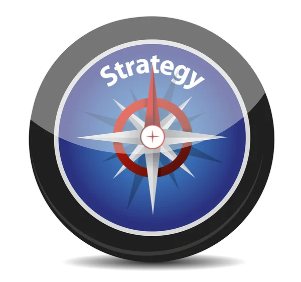 Strategie kompas concept — Stockfoto