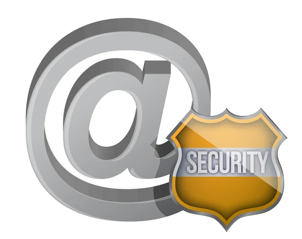 Escudo de segurança internet — Fotografia de Stock
