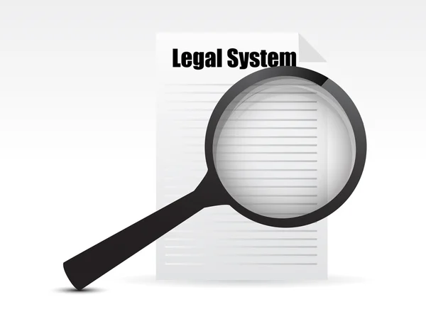 Legal system review concept — Stock Photo, Image