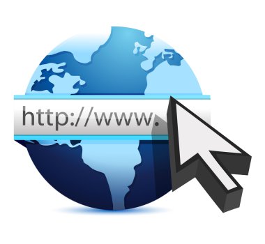 Internet tarayıcısı kavramı.