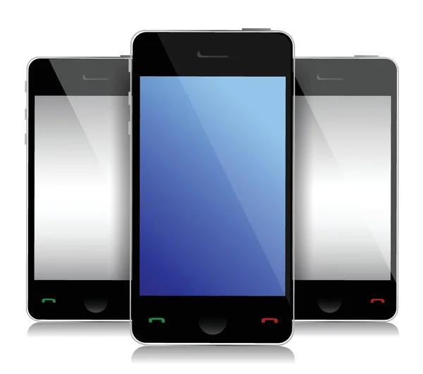 Comunicazione mobile concept — Vettoriale Stock