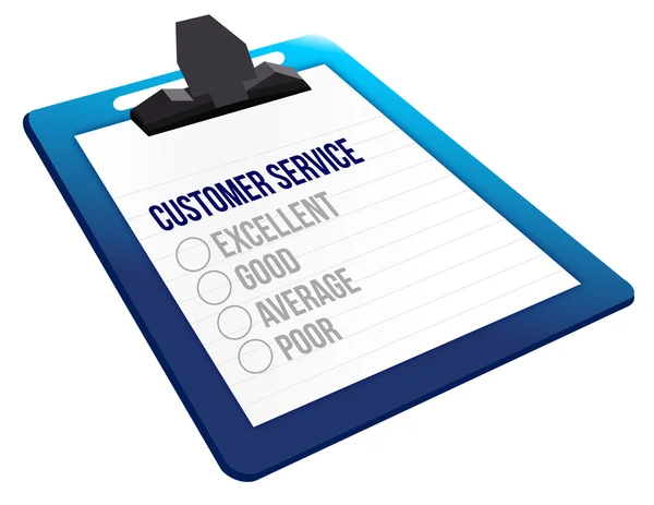 Questionnaire of customer service feedback icons — Stock Photo, Image