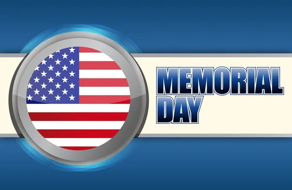 USA Memorial day sign — Stock Photo, Image