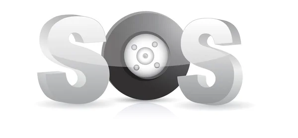 SOS vozidlo problémy koncepce — Stock fotografie