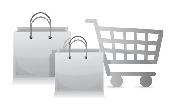 Försäljning shopping cart koncept — Stockfoto