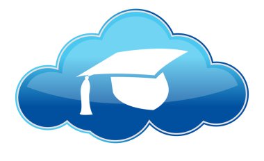 Beyaz eğitim çevrimiçi simgesini