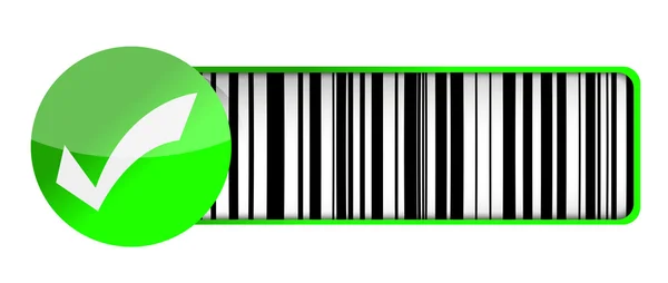 Vinkje barcode upc — Stockfoto