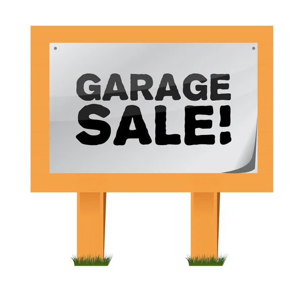 Garage sale sign — Stock Photo, Image