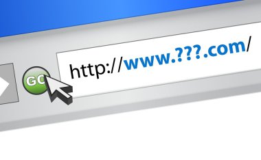 com url dizesi ve imleç