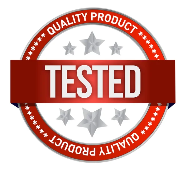 Illustration of tested icon — Stock Photo, Image