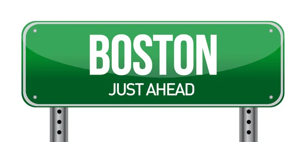 Boston verkeersbord — Stockfoto