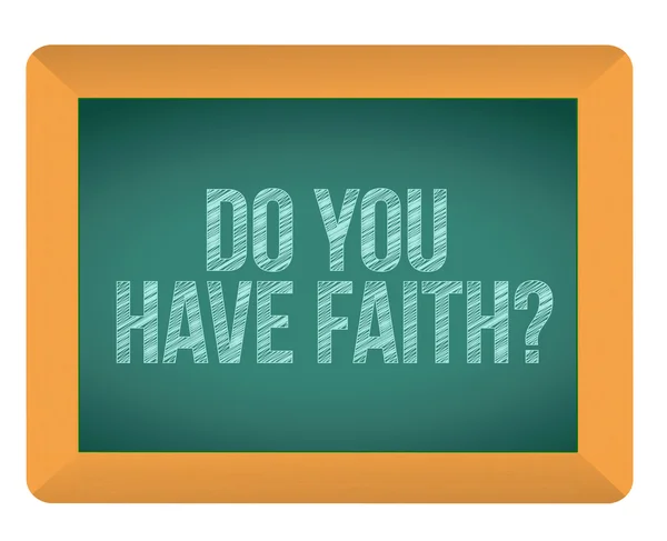 Do you have faith — Stock Photo, Image