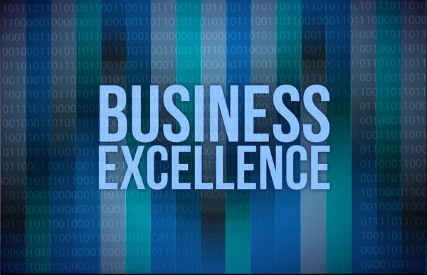 Business excellence ord på digital teknik — Stockfoto