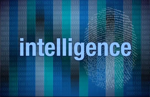 Intelligence Binary digital — Stock Photo, Image