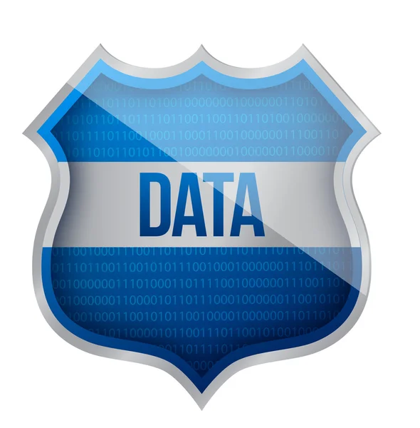 データのセキュリティシールド — ストック写真