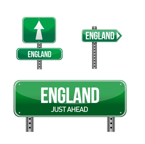 영국 국가로 표지판 — 스톡 사진