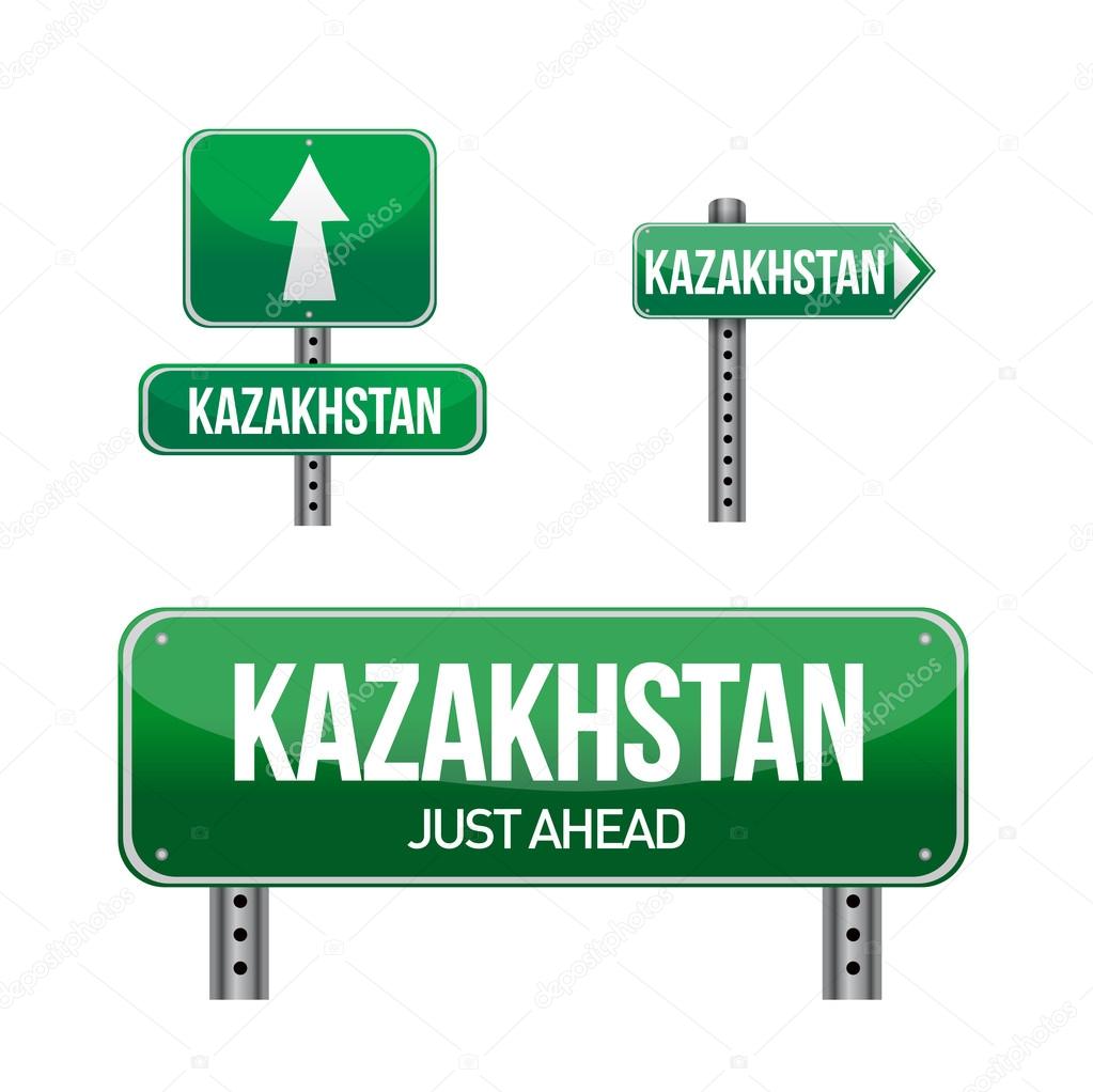 kazakhstan Country road sign