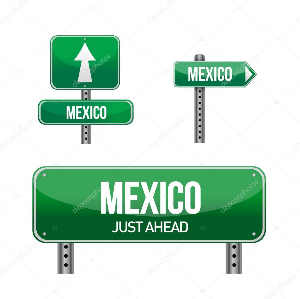 メキシコの国の道路標識 ストック写真 C Alexmillos 21537639