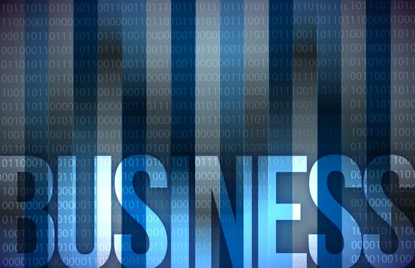 Geschäft auf digitalem Bildschirm, Geschäftskonzept — Stockfoto