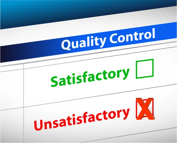 Control de calidad Resultados papeleo empresarial — Foto de Stock