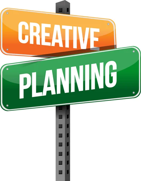 Creative planning sign — Stock Photo, Image