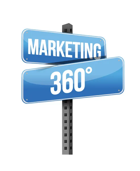 Marketing 360 sign — Stock Photo, Image