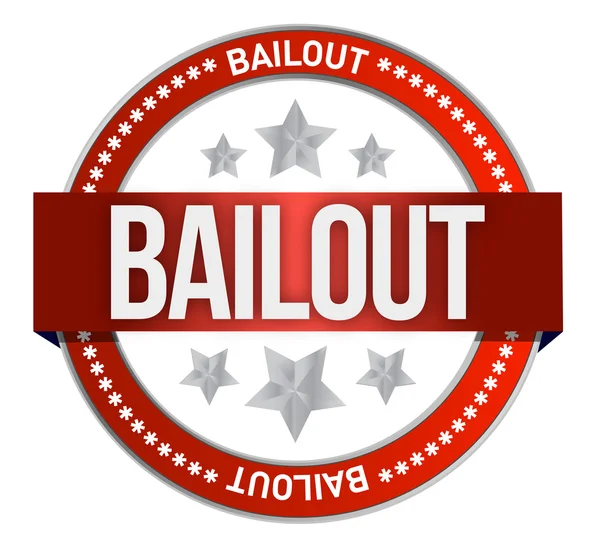 Bailout seal — Stock Photo, Image