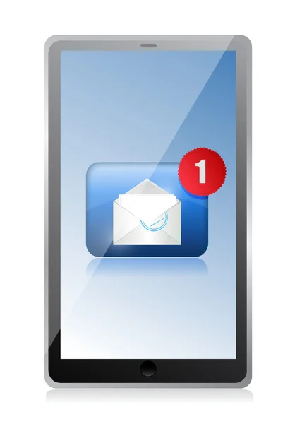 Tablet ed e-mail. Concetto di comunicazione — Foto Stock