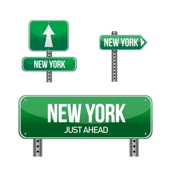 New York City Straßenschild — Stockfoto