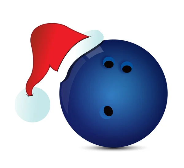 Casquette de bowling Santa — Photo