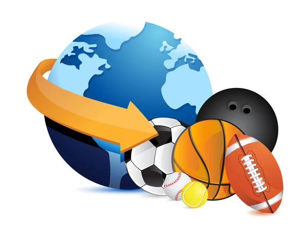 International sports concept — Stock Photo, Image