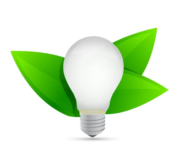 Green eco energy concept. Idea growing — Stock Photo, Image