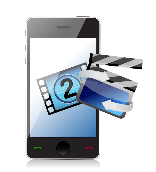 Phone movie cinema — Stock Photo, Image