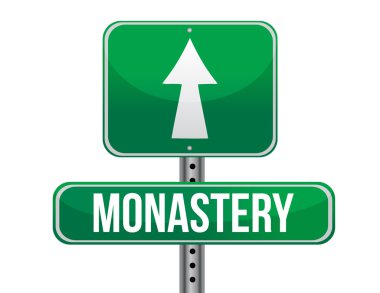 Manastır yol levhası