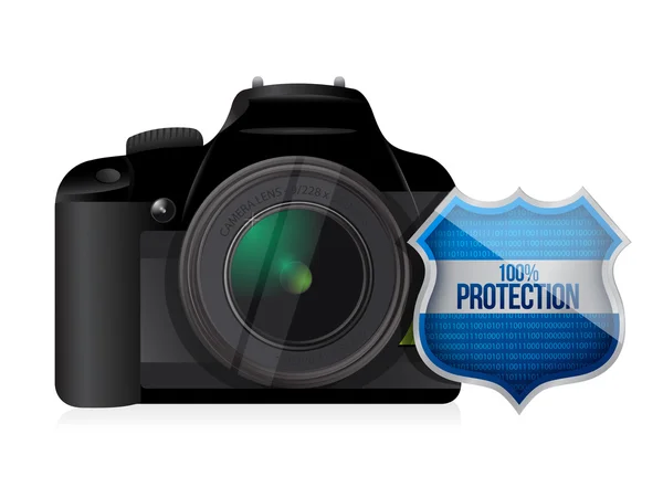 De beschermer van de veiligheid van het schild van de camera — Stockfoto