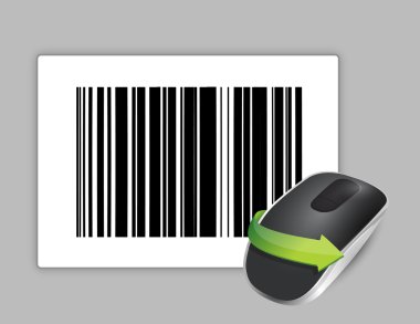UPC kodu ve bilgisayar kablosuz fare