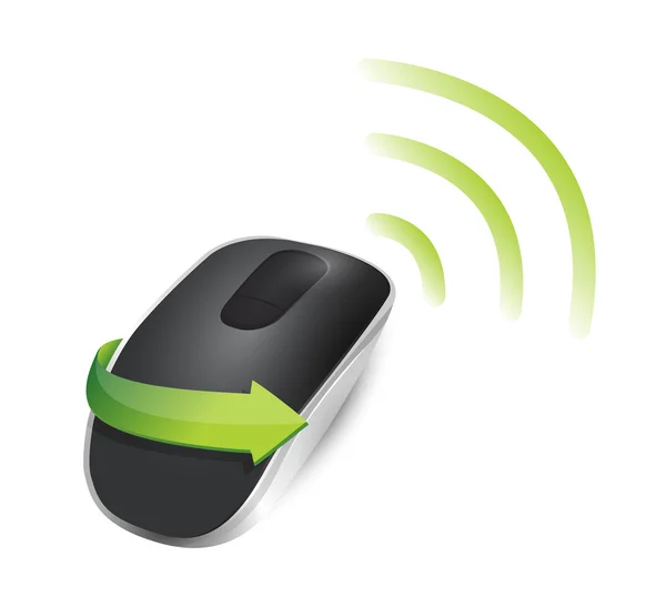 Mysz komputerową bezprzewodowe WiFi — Zdjęcie stockowe