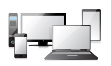 bilgisayar, laptop tablet ve akıllı telefon