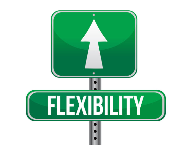 flexibility road sign illustration design